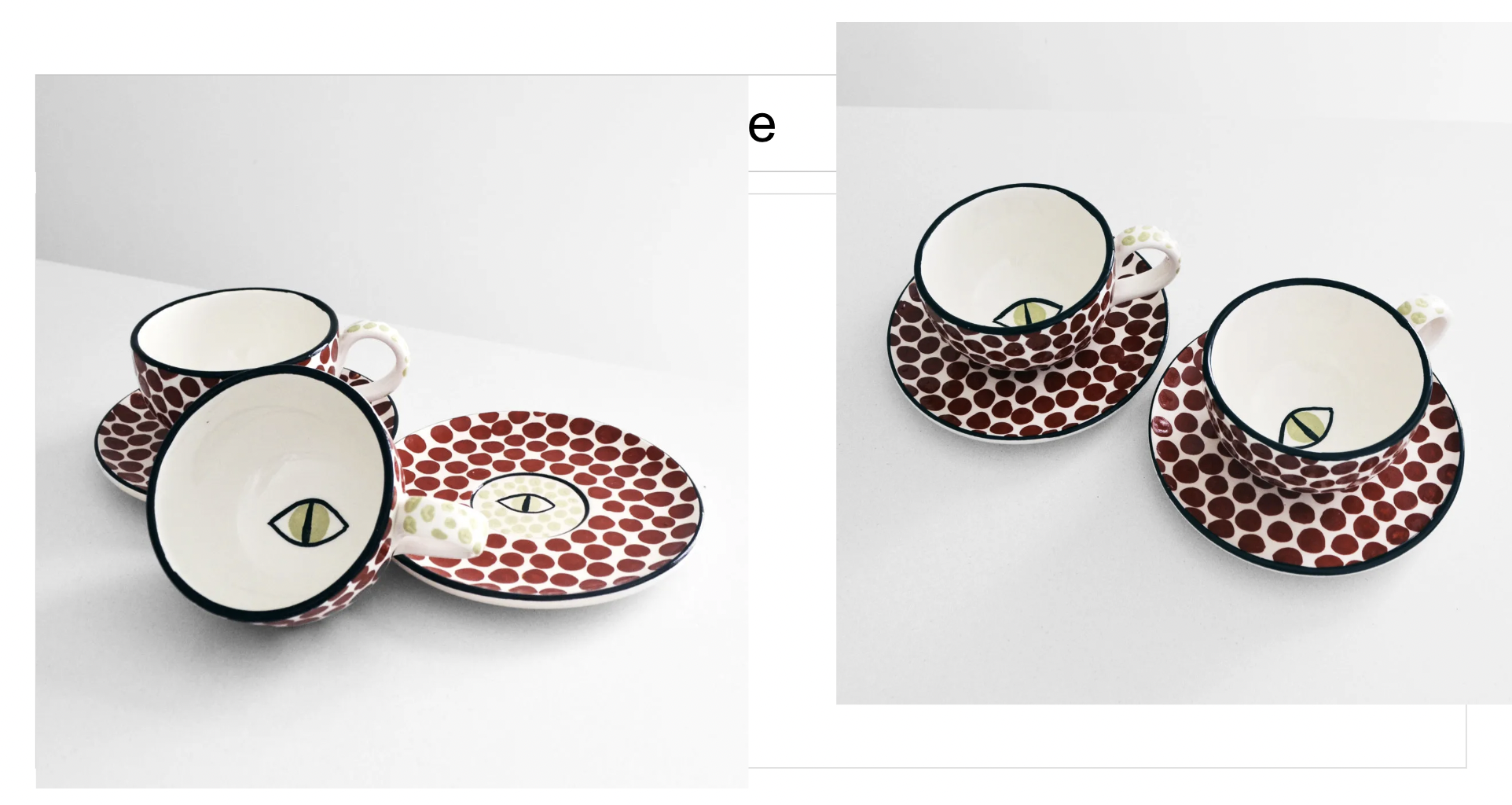 Artisan Espresso Cup &amp; Saucer